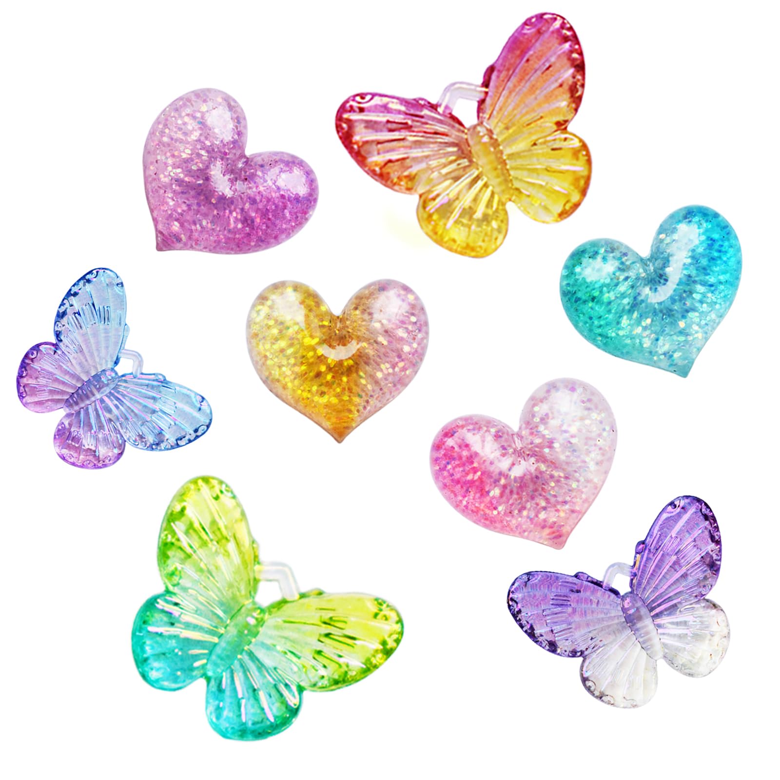 Women Floral Shoe Charms Cute Decoration Set