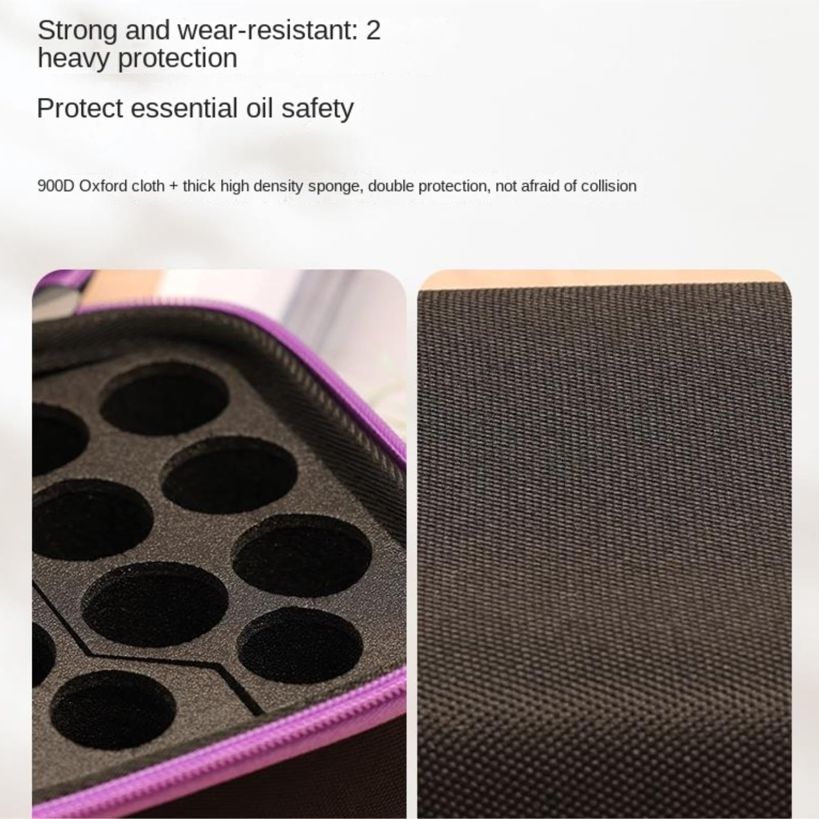 Organizador Esmaltes Uñas Caja De Almacenamiento Esmalte Uñas For Cosméticos Y Suministros para Mesa Tocador(Purple)