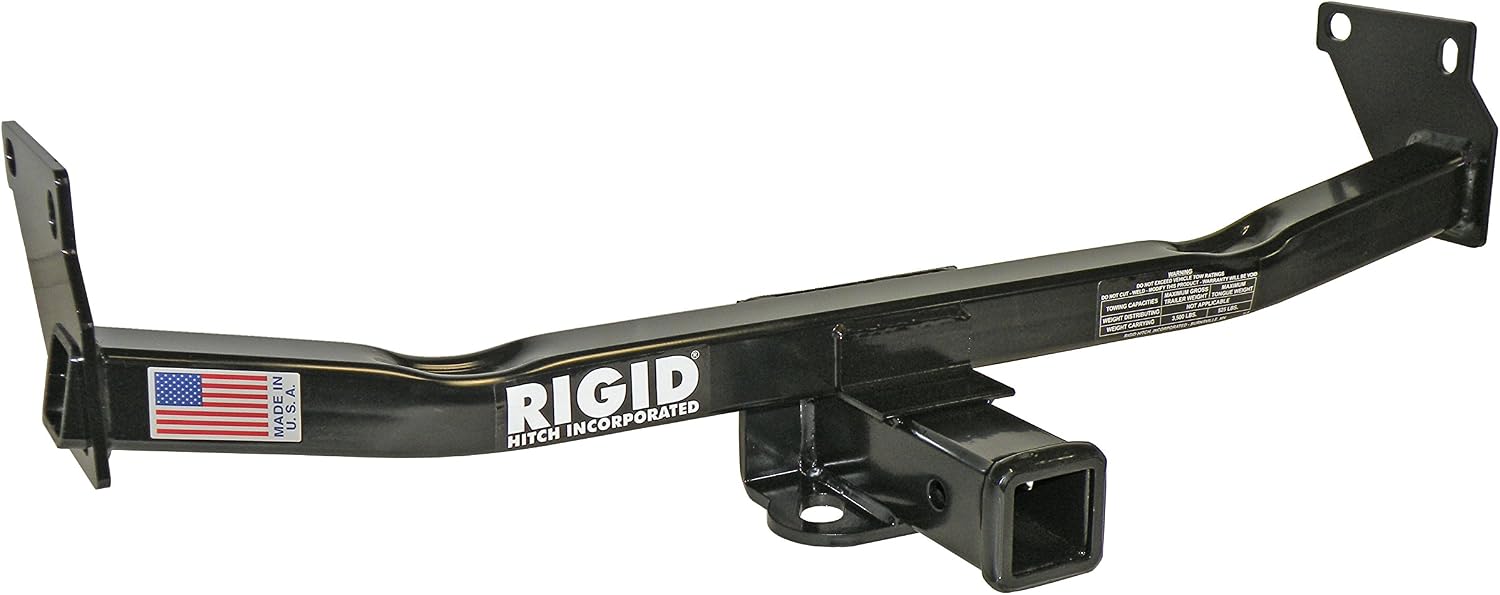 Rigid Hitch Class 3 Trailer Hitch (R3-0121) Fits 2007-17 Jeep Compass (2017 Old Body Style) and 2007-17 Jeep Patriot (All Models)