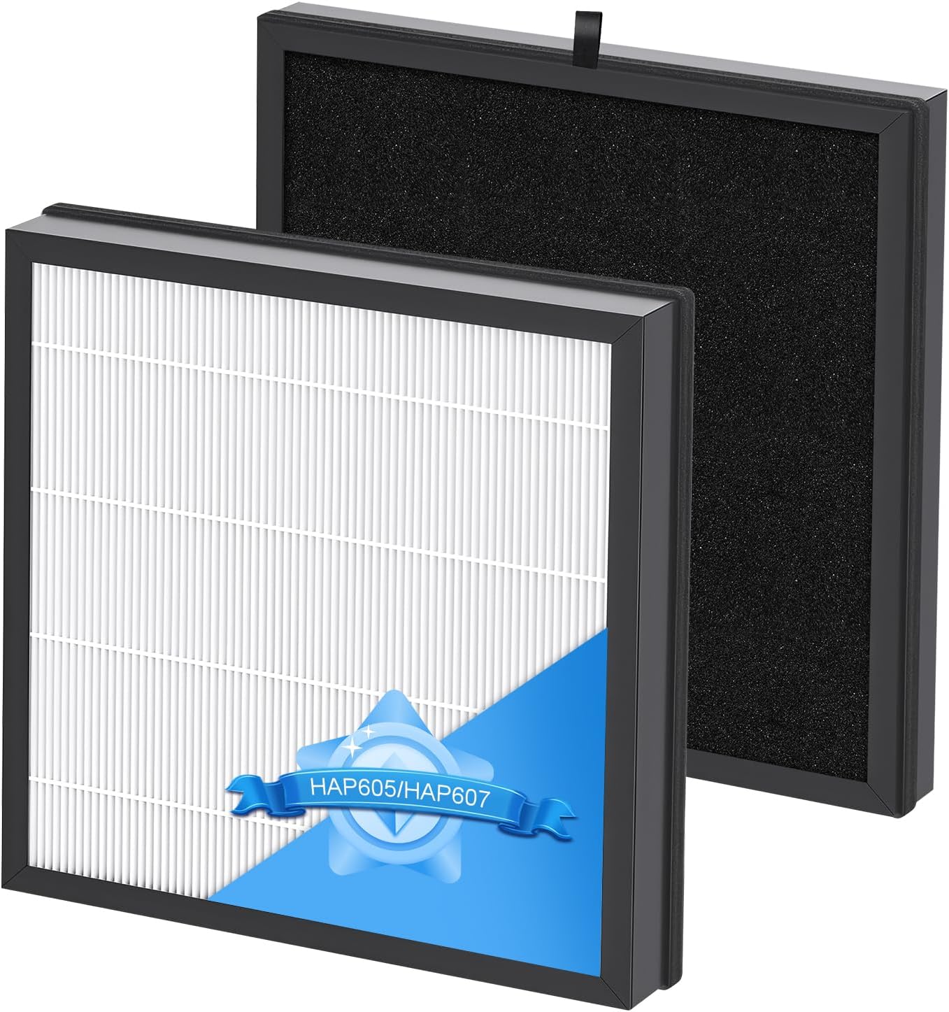 HAP605 Replacement Filters for FreAire HAP605 HAP607 and for XenonLab HAP605 HAP607 Air Purifier, 3-in-1 High-Efficiency Activated Carbon Filters for HAP607/HAP605 Air Purifier