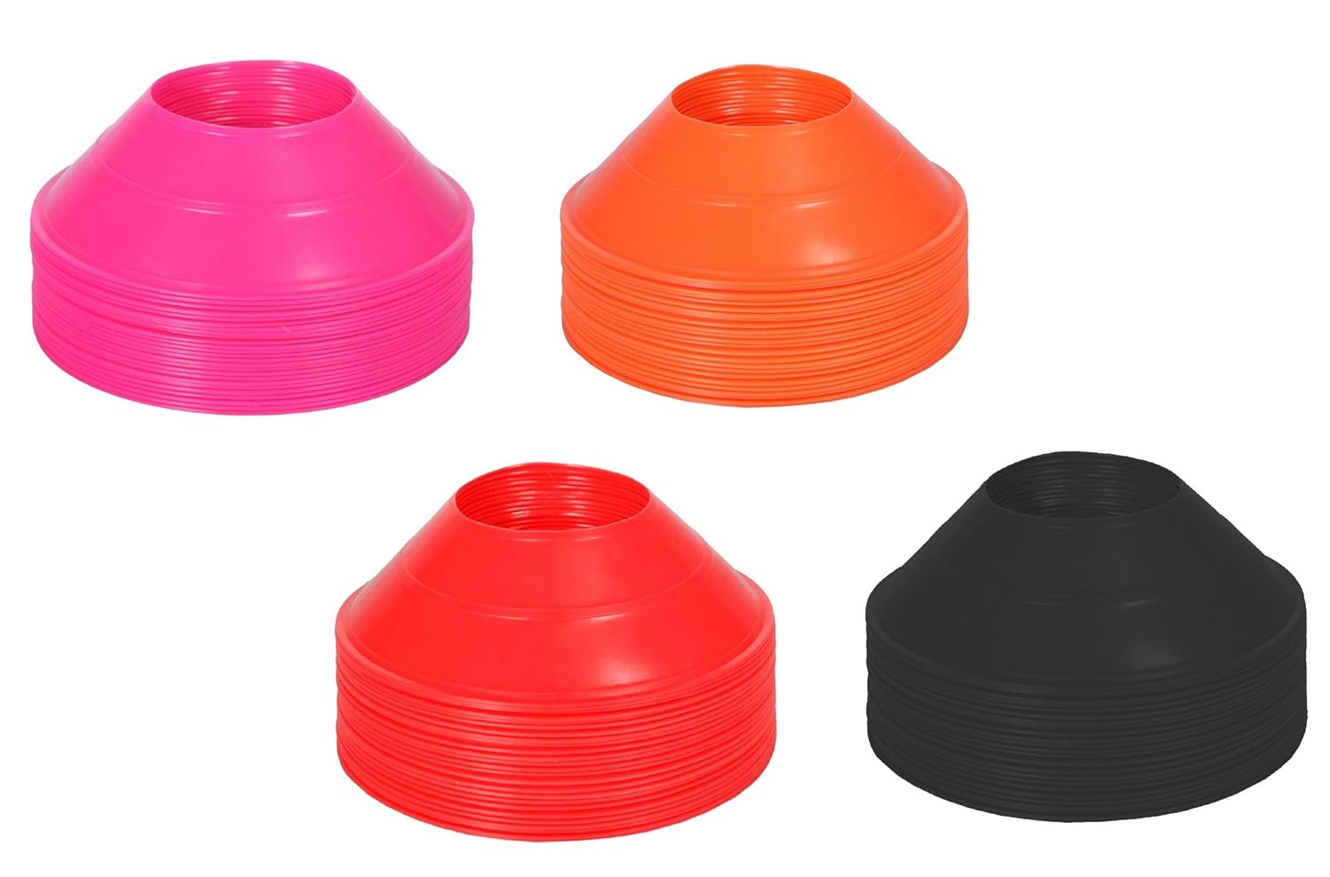 Buy SAPPHIREMini Soccer Cones Saucer Cones Disc Cones with Strap 40pcs