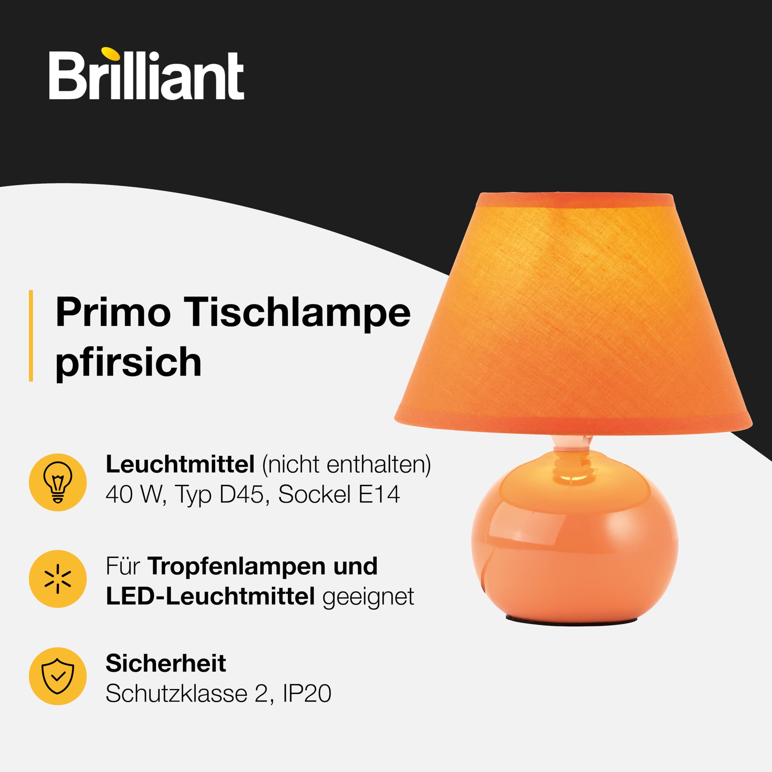 Brilliant lampada lava spot a parete rame antico | 1x R50, E14, 40W, adatto per lampade a