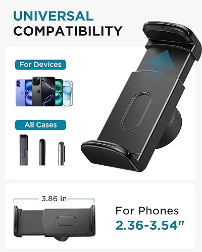 Miniatura 6 de InnoGear Soporte de micrófono para teléfono, abrazadera de montaje de cuello de cisne flexible para micrófono, tubos, tubos, accesorios de música