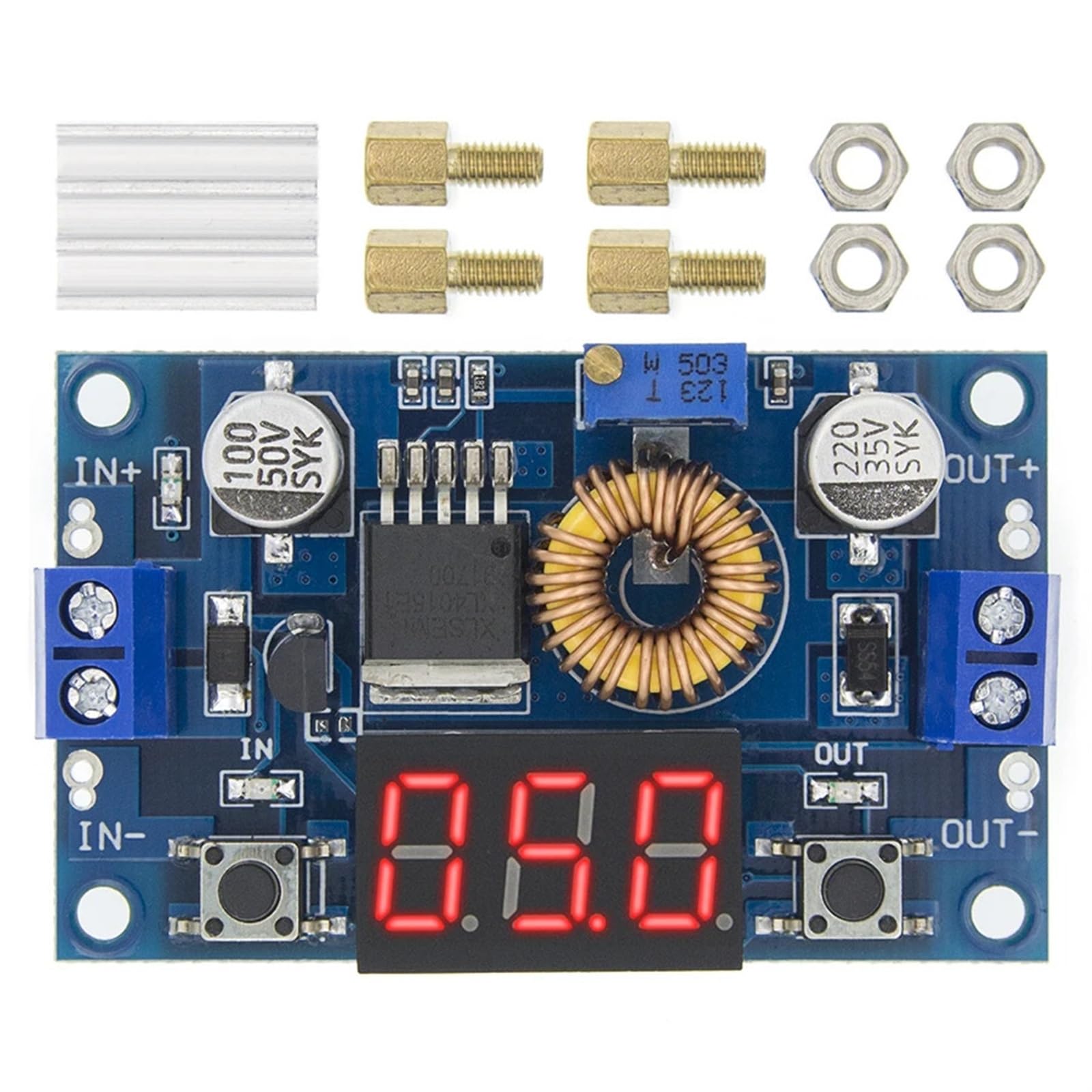 Module abaisseur XL4015 5A 75W DC-DC pour réguler une alimentation