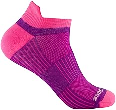 Wrightsock - 1 pair of men's / women's professional sports socks, running socks, trainers, model Coolmesh II, anti-blister system, double layer, low tab short