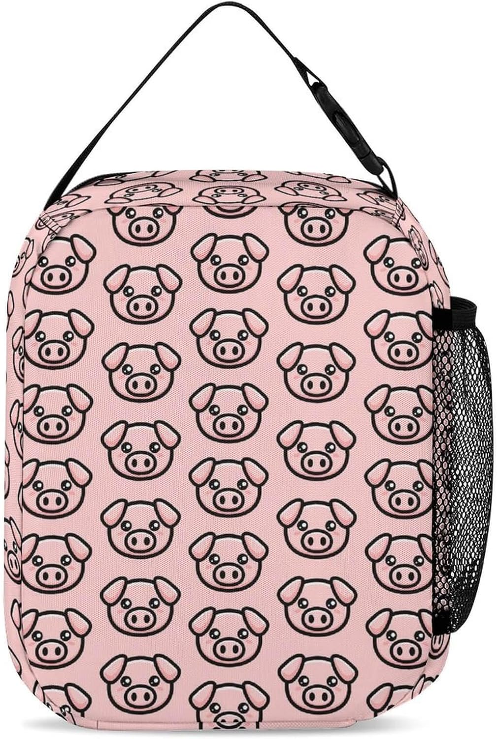 Pig Backpack with Lunch Box & Pencil Case, 16 Inch Cute Pig Bookbag for Kids Girls Boys School, School Backpack for Students Children, Lightweight, Large Capacity - Image 5
