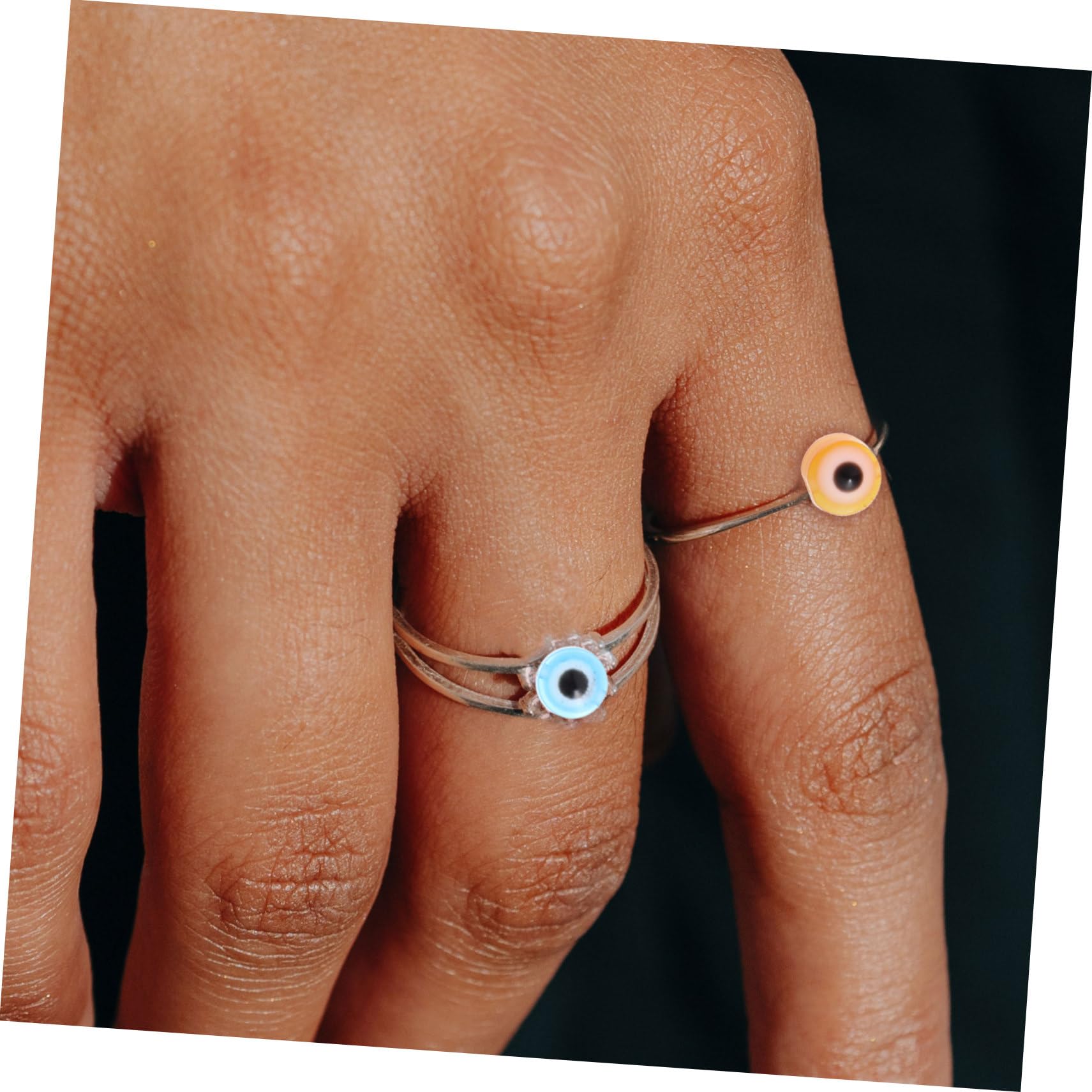 800 Piezas Abalorios para Hacer Pulseras Cuentas Espaciadoras Ojos de Resina para DIY Joyería Manualidades Brazaletes Accesorios Coloridos