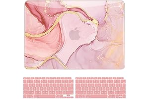B BELK Compatible Marble Laptop Case for MacBook Air 13 inch (2021-2018)