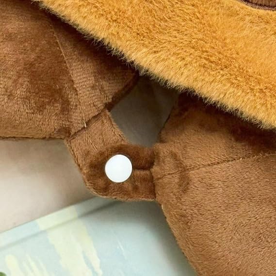 Vynetra Neck Pillow Lovely Anime Figure Hooded UShaped Neck Pillow For Winter Travel And Home Use