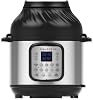 Instant Pot Duo Crisp + Hot Air Fryer 11-in-1 Electric Multi Cooker 7.6 L - Pressure Cooker Air Fryer Slow Cooker Steamer Dehydrator with Grill Warming and Baking Function Stainless Steel