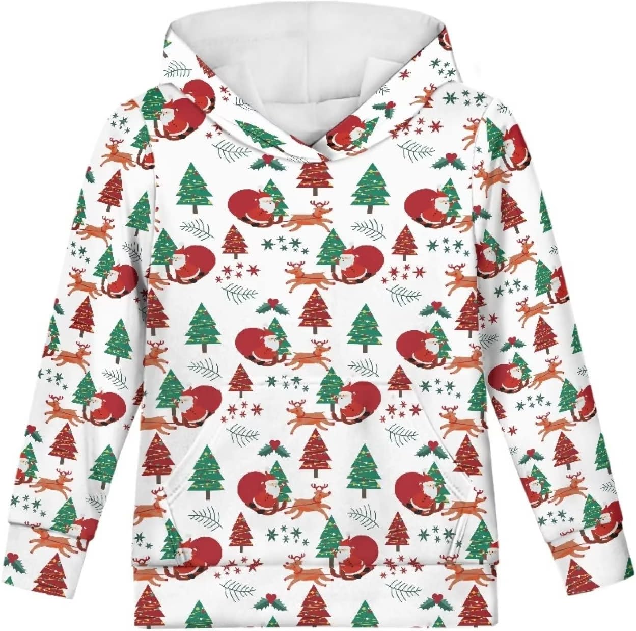 COEQINE Sweatshirts for Kids Teens Hoodies with Pockets Athletic Pullover Hooded Long Sleeve Boys Gilrs S-XL