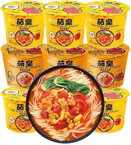 速食方便面泡面 番茄味?面128g/桶 方便主食面食 即席ビーフン 美味的面条 即食面条? ?一茄皇方便面 新疆拉面?面 泡面 速食拉面おいしい麺のスープ ラーメン 中華食材 中華名物 中国面 ラーメンラーメンラーメン即席麺スープラーメン、あっさり麺、イン