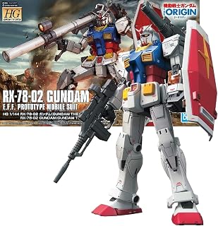 HG RX-78-02 ガンダム THE ORIGIN 1/144スケール 色分け済みプラモデル