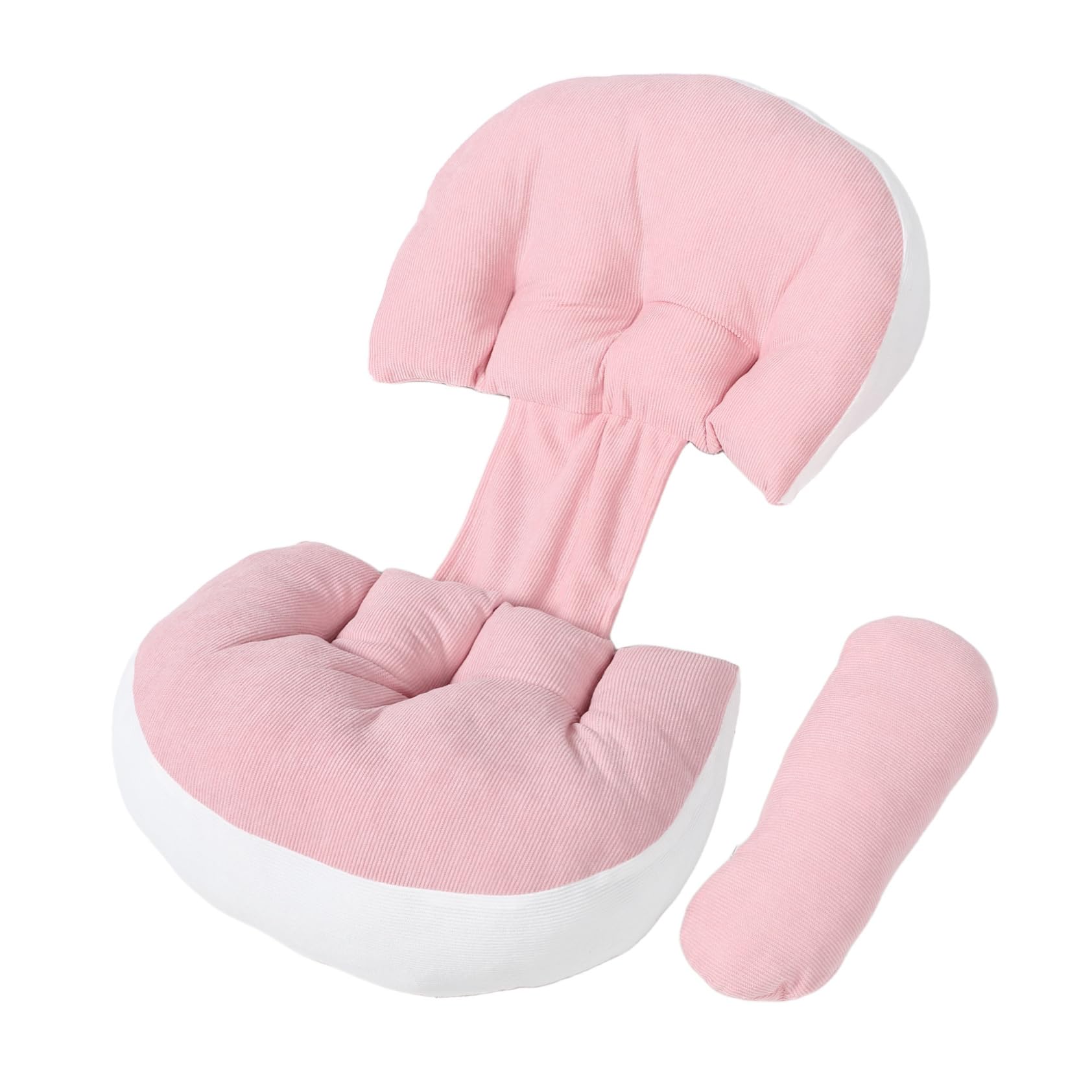 UPKOCH U Shaped Pregnancy Pillow for Women Ergonomic Belly Support for Side Sleeping Nursing Lightweight Maternity for Comfort Travel