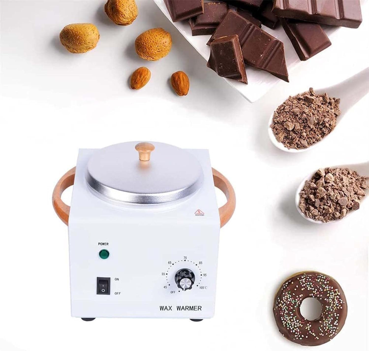 Electric Chocolate Tempering Machine, 0-105℃ Chocolate Melter Pots Melting Machine, for Chocolate, Candy, Milk, Cheese, Cream