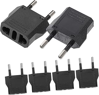Operitacx 6pcs Plug Converter Travel Chargers Europe Adapters for Travel Wall Chargers Converter for Travel Power Adapter Changeover Plug Travel Accessory Household Converter Travel Adapter
