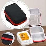 Shockproof Zippered Carrying Case for Arm Blood Pressure Accessories And Cables, Ideal for Outdoor Use.