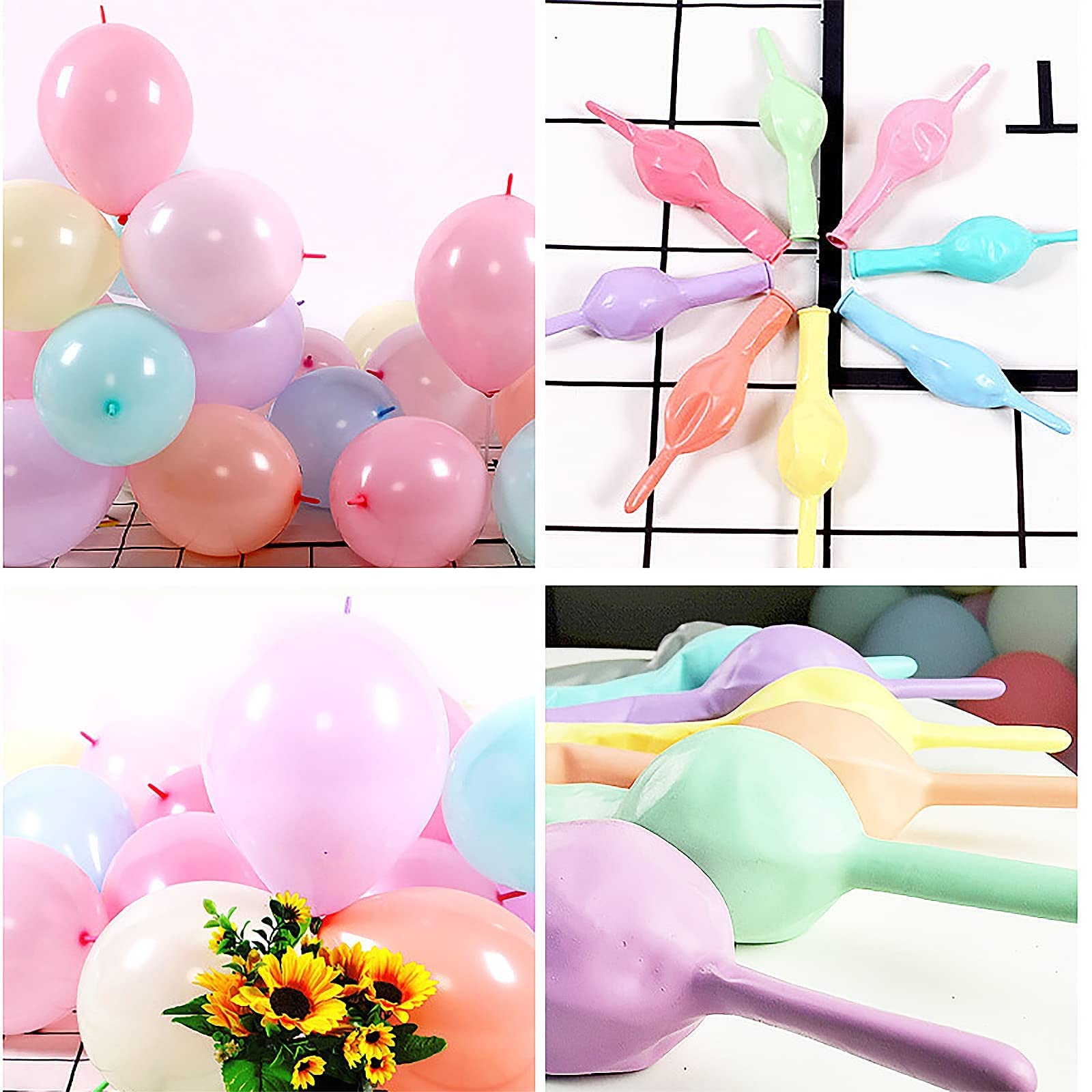 Link-Luftballons 30,5 Cm – 60 Stück Dunkelgrün, Schnell Verbindbar | Latex-Ballons Für Party-Deko