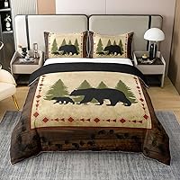 Vista 39 de Funda de edredón 100% algodón con vaca de las tierras altas floral, juego de ropa de cama de ganado toro tamaño completo, funda de edredón