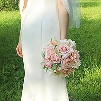 Vista 2 de Horse Juego de flores artificiales, flores combinadas para bricolaje, ramos de boda, centros de mesa, arreglos de fiesta, baby shower, decoración