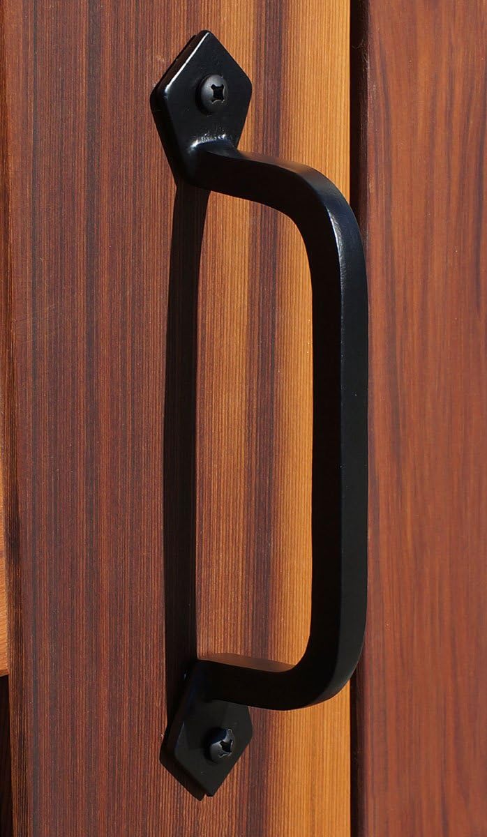Iron Valley - 9'' Square Door Pull Handle - Solid Cast Iron