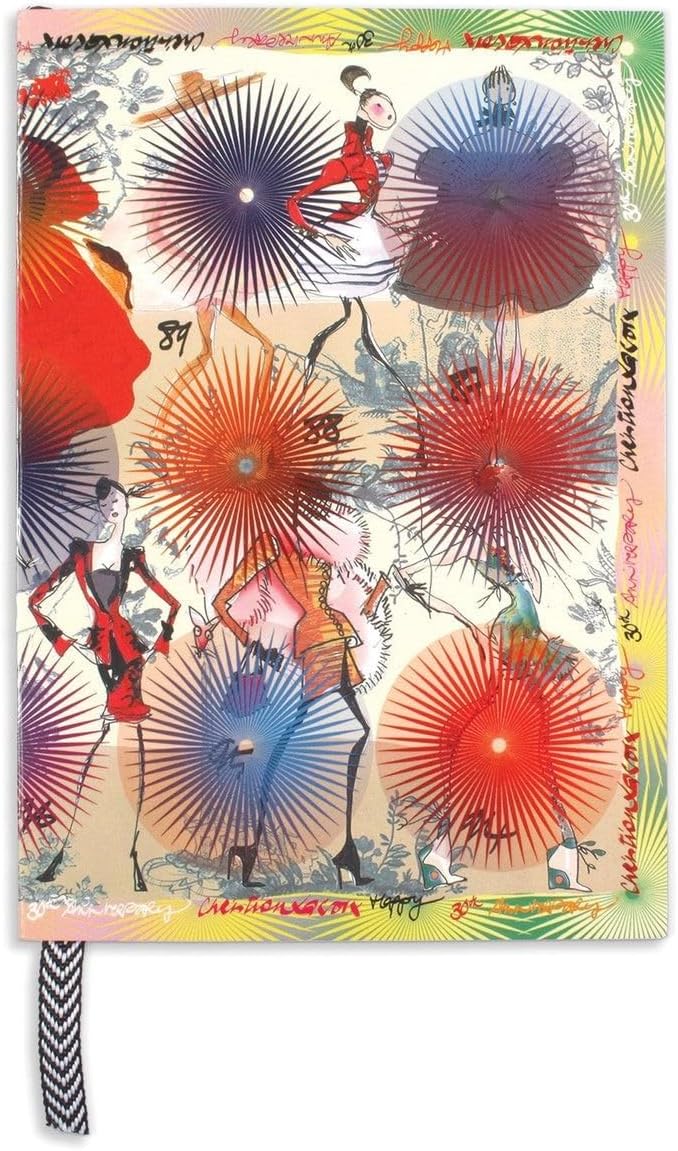 Christian Lacroix Heritage Collection Lacroix Photocall A5 Softbound Notebook from Galison - 6" x 8.5", 128 Gilded Page Edges, Spot UV Cover Effects & Chevron Ribbon Marker, Add Style to Everyday Life
