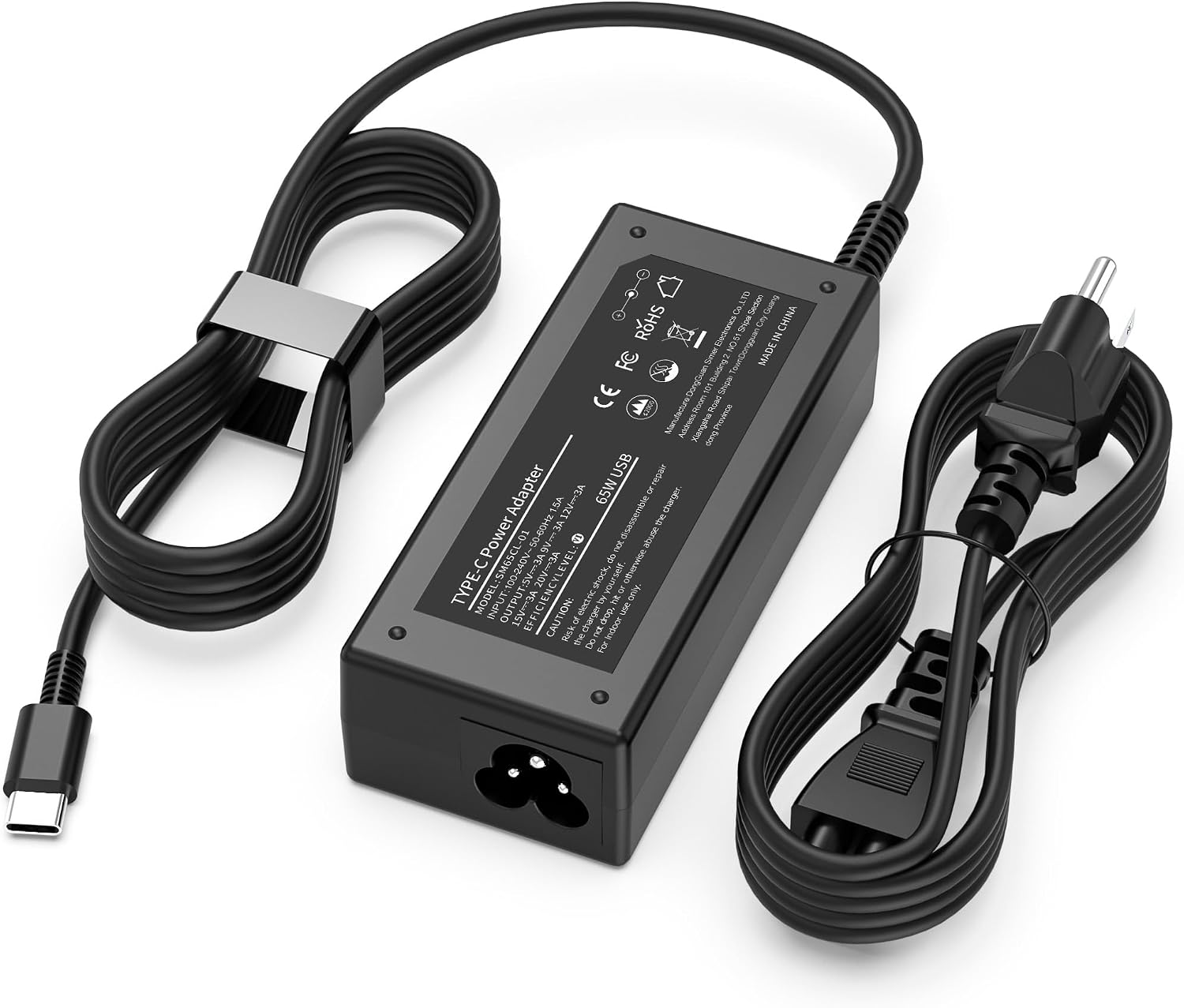 USB C Laptop Charger, 45W Chromebook Charger Compatible with HP Lenovo Dell Asus Acer Samsung Google Chromebook Fast Charger Type C