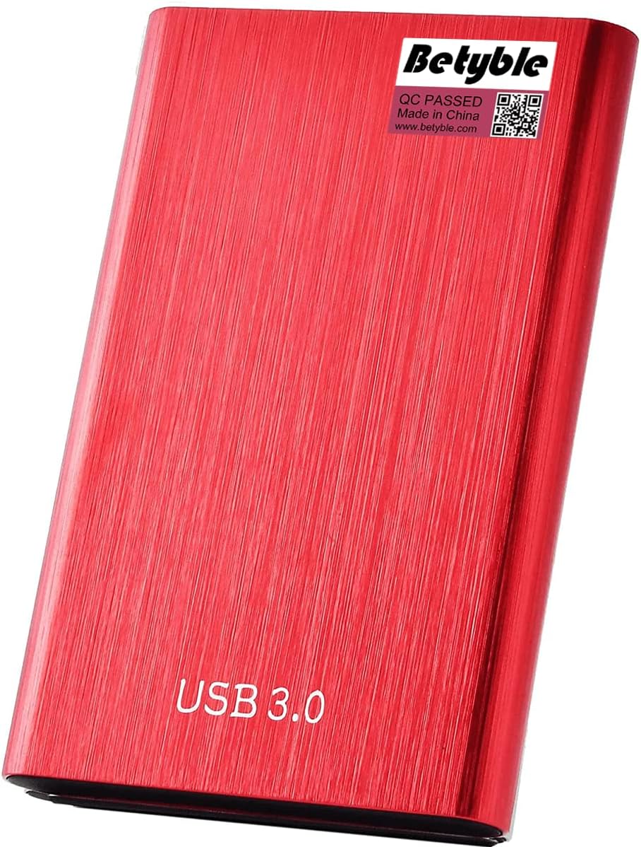 Betyble USB3.0 ポータブル 2.5インチ 外付けハードドライブ Mac