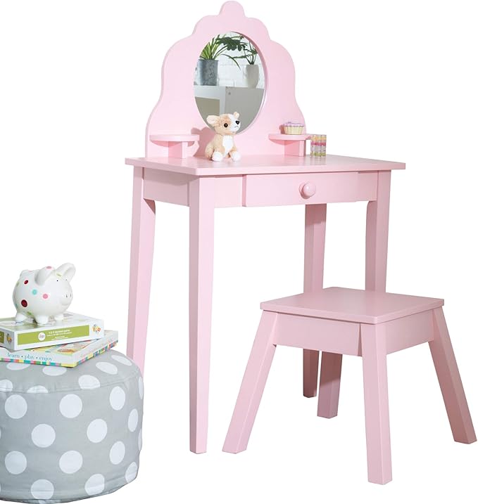kidkraft princess table & stool