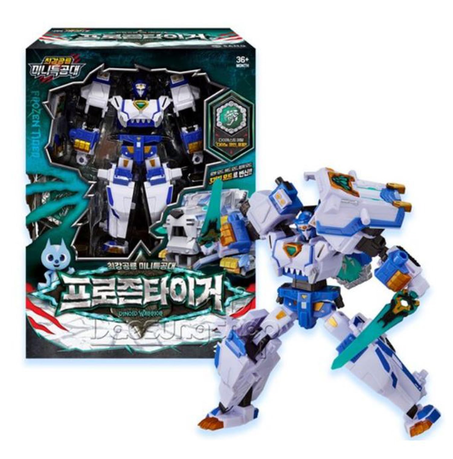 ミニフォース DINOID WARRIOR ダイノエンペラー　新品未開封品 MINIFORCE Dinoid Warrior DINO EMPEROR 5-Robot Combine Transformer
