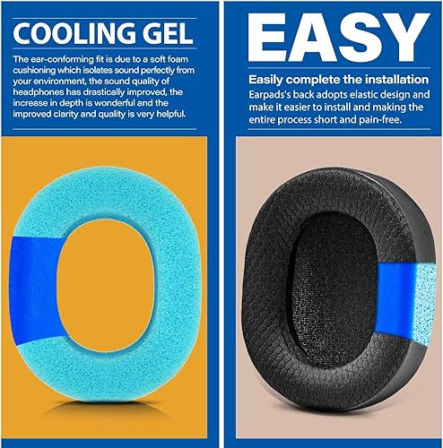 Miniatura 9 de PX - Almohadillas de repuesto TRANSTEK para auriculares Bowers & Wilkins PX, no compatible con PX7 S2 y PX8 (cuero proteico)