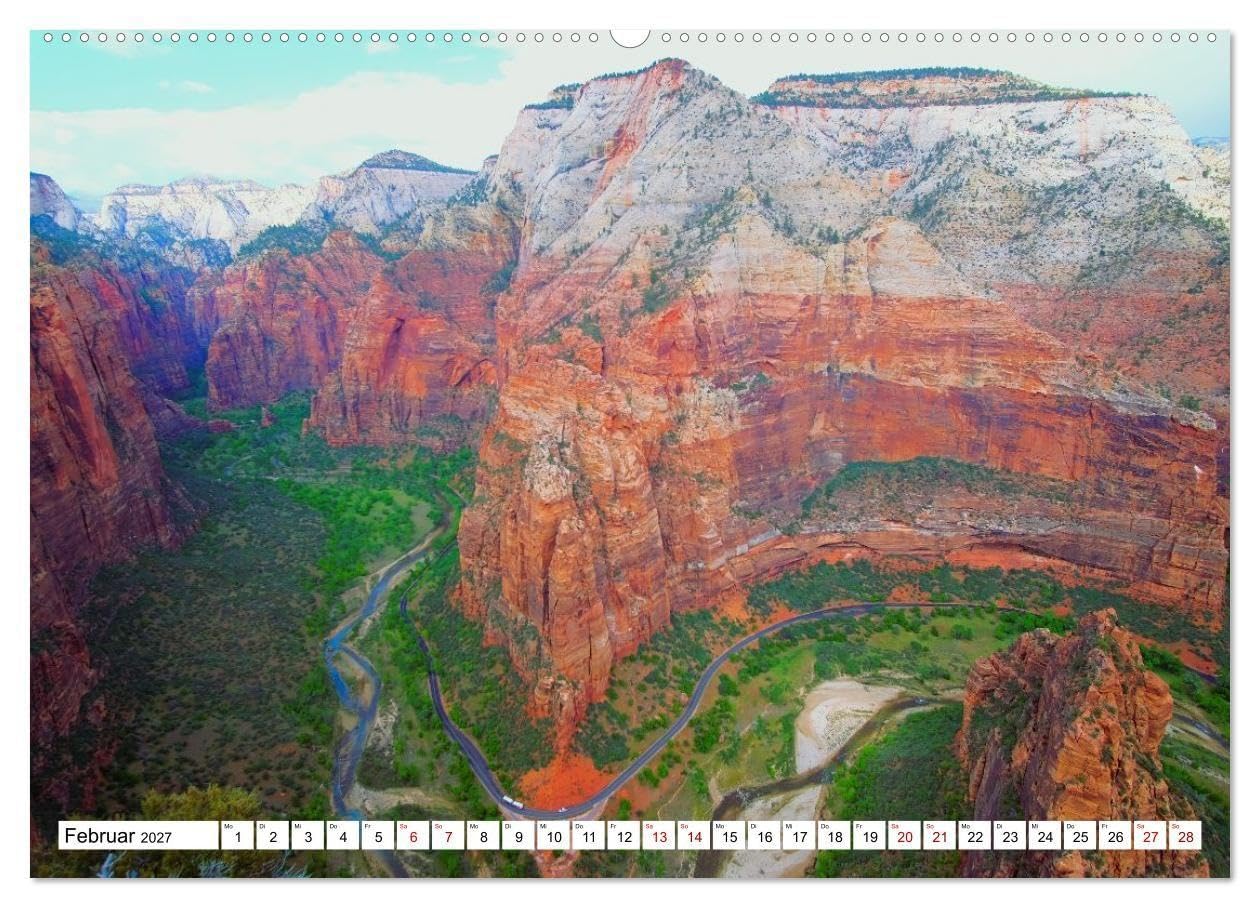 Naturwunder und Nationalparks der amerikanischen Westküste (hochwertiger Premium Wandkalender 2027 DIN A2 quer), Kunstdruck in Hochglanz: Die Schönheit des Wilden Westens (CALVENDO Orte)