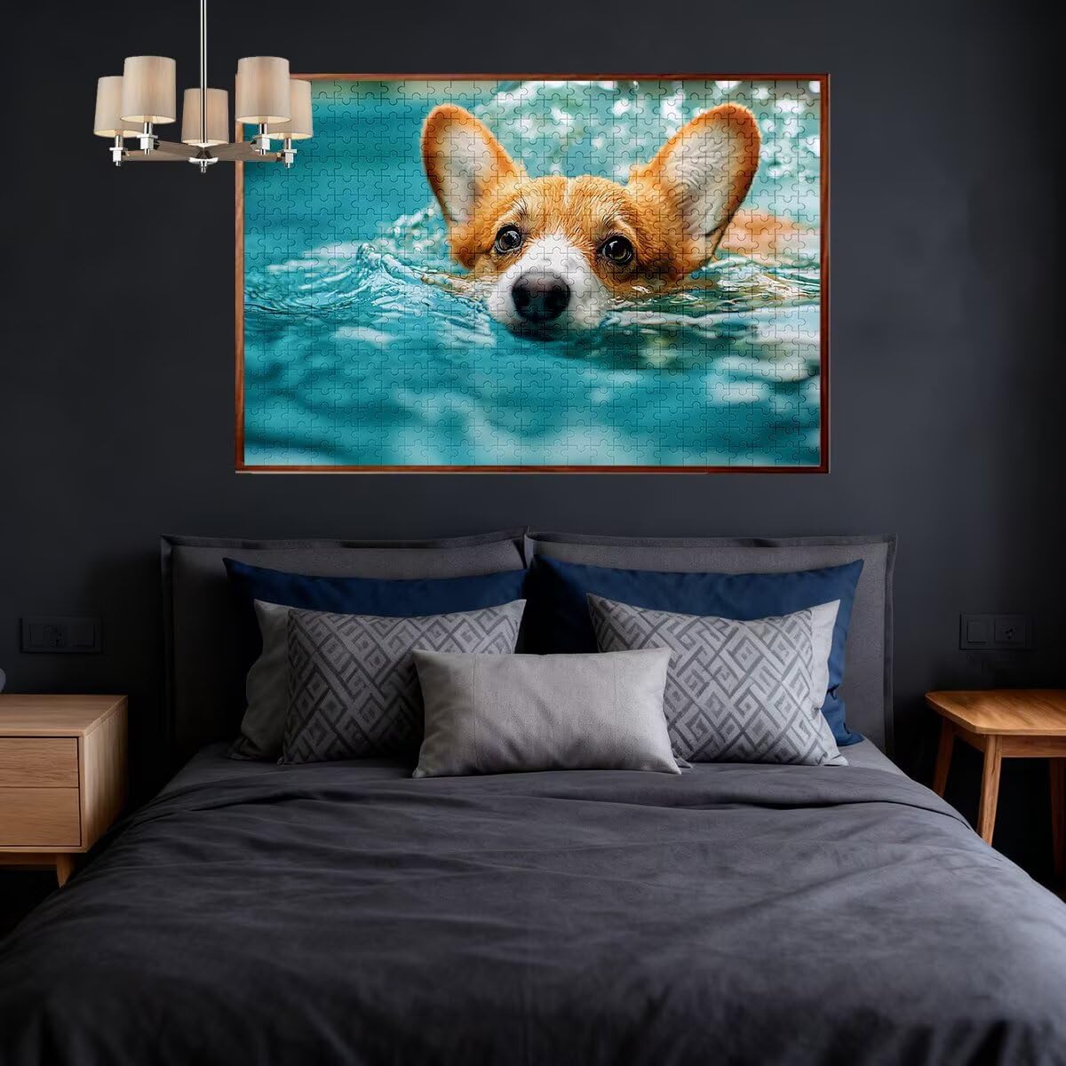 Puzzle dla dorosłych 5000 puzzli dla psów, 5000 sztuk, dla dorosłych, drewniane gry logiczne ze zwierzętami, klasyczna edukacyjna wymagająca gra dla całej rodziny, dekompresja, prezenty dekoracyjne