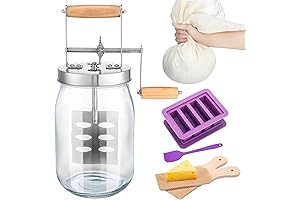 6 Pcs Butter Churner Hand Crank Inclusive Butter Maker