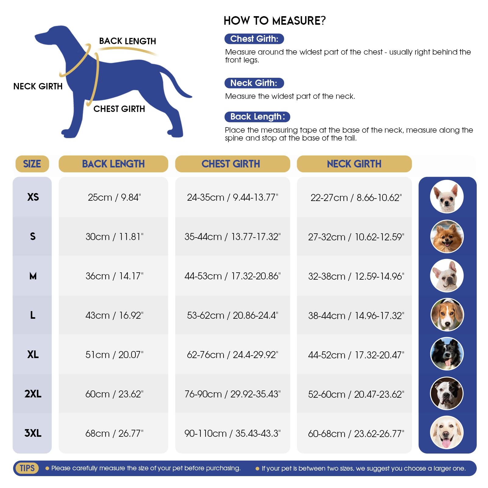 ASENKU Hundemantel Winter XL – Wasserdicht Hundejacke für Grosse Hunde | Warm gefüttert, Tasche, Klettverschluss, Doppelseitig. Winterjacken & Wintermäntel Ideal für Labrador, Golden Retriever