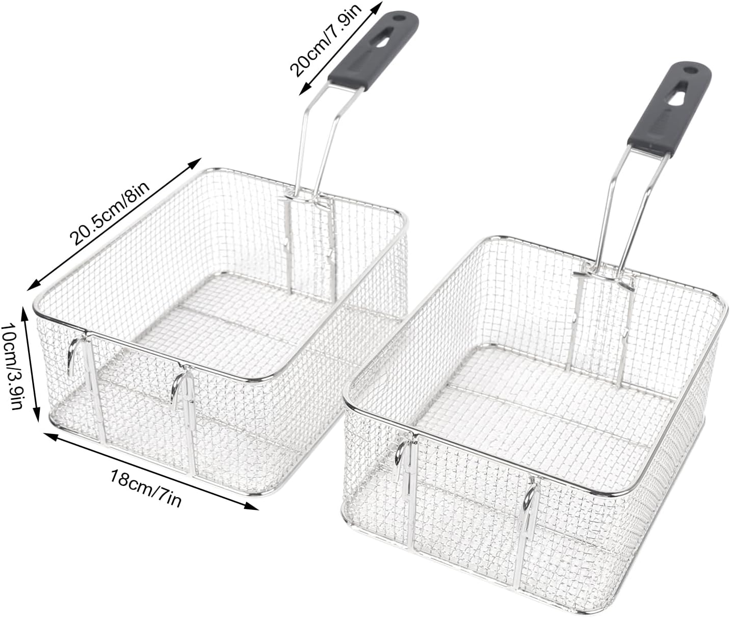 Two-Tank Commercial LPG Gas Deep Fryer 12.7QT with 2 Large Removable Baskets & Lids Stainless Steel Countertop Oil Fryer for French Fry Home Kitchen Restaurants Fast Food Stands