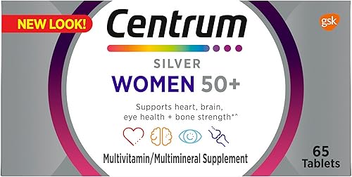 Vista 12 de Centrum Silver - Multivitamínico para mujeres 50 Plus, suplemento multivitamínico/multimineral con vitamina D3, vitaminas B, ingredientes sin OMG