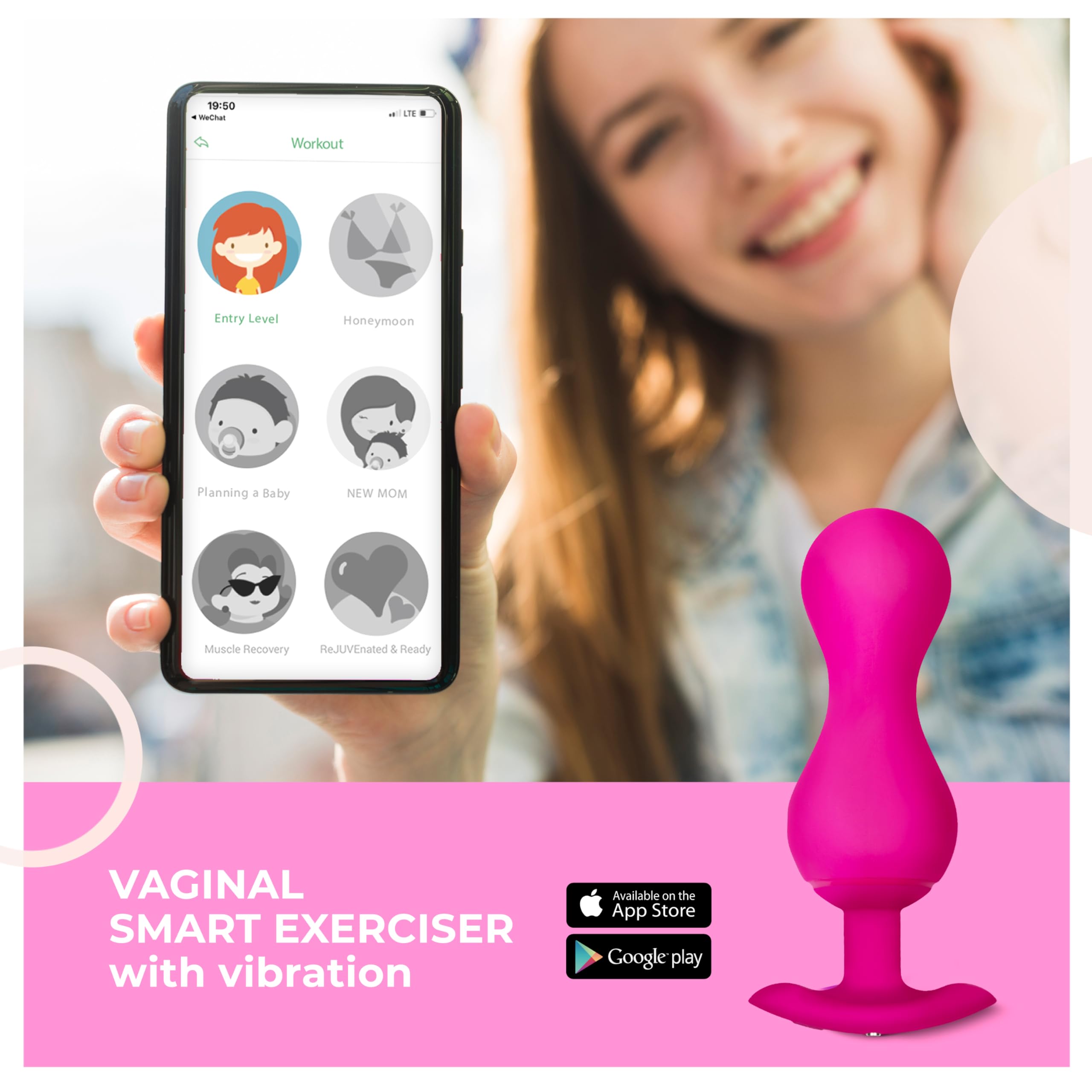 GVIBE GBALLS 3 APP REMOTE CONTROL KEGEL BALLS