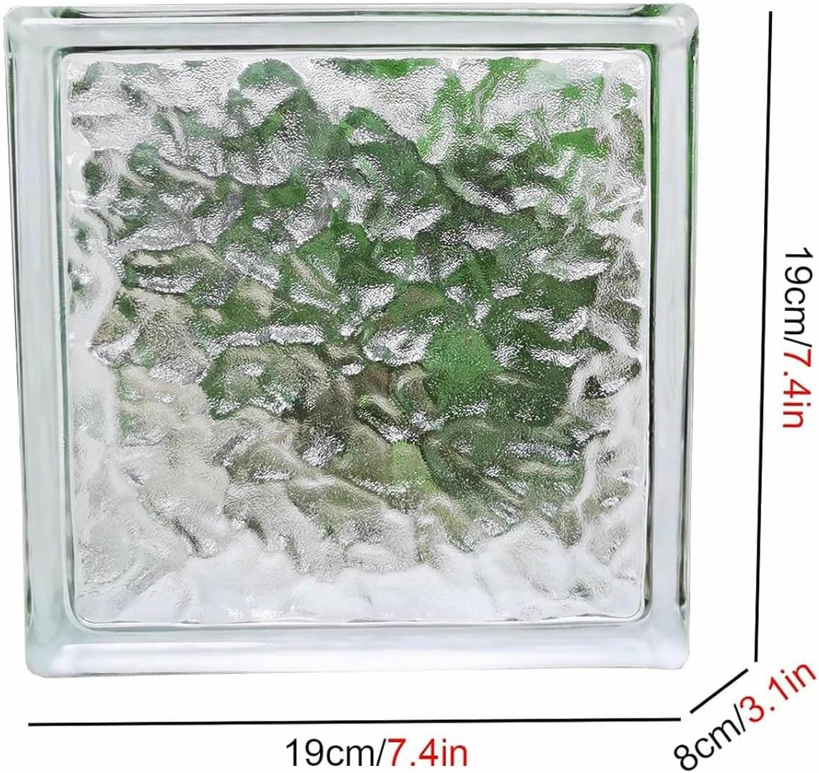 Modern Clear Glass Building Blocks Hollow Wall Units with High Transparency for Hotel Renovations