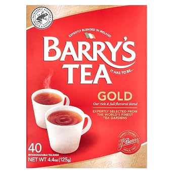 Barrys Tea Gold 40 Bags 125g 4.4oz