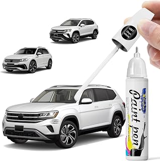 L0K1 Oryx White Touch Up Paint Compatible with Volkswagen, DIY Car Paint Scratch Repair, Quick & Easy Fix Automotive Scratch Repair for Arteon/Jetta/Tiguan/Beetle/Golf/GTI/CC/Passat