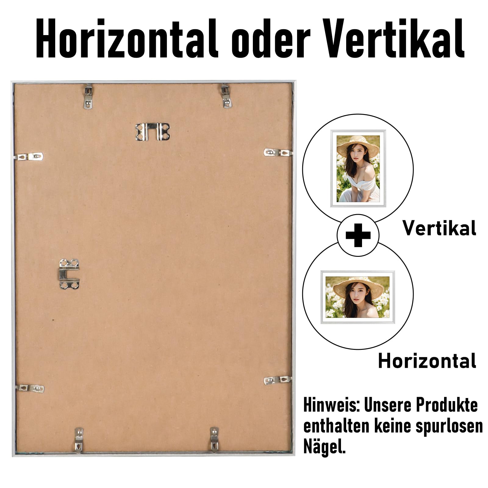 cornice alluminio 30 x 40cm cornice poster in metallo argento con vetro acrilico infrangibile moderna cornice per foto Cornice con passepartout per le immagini Poster Foto argento