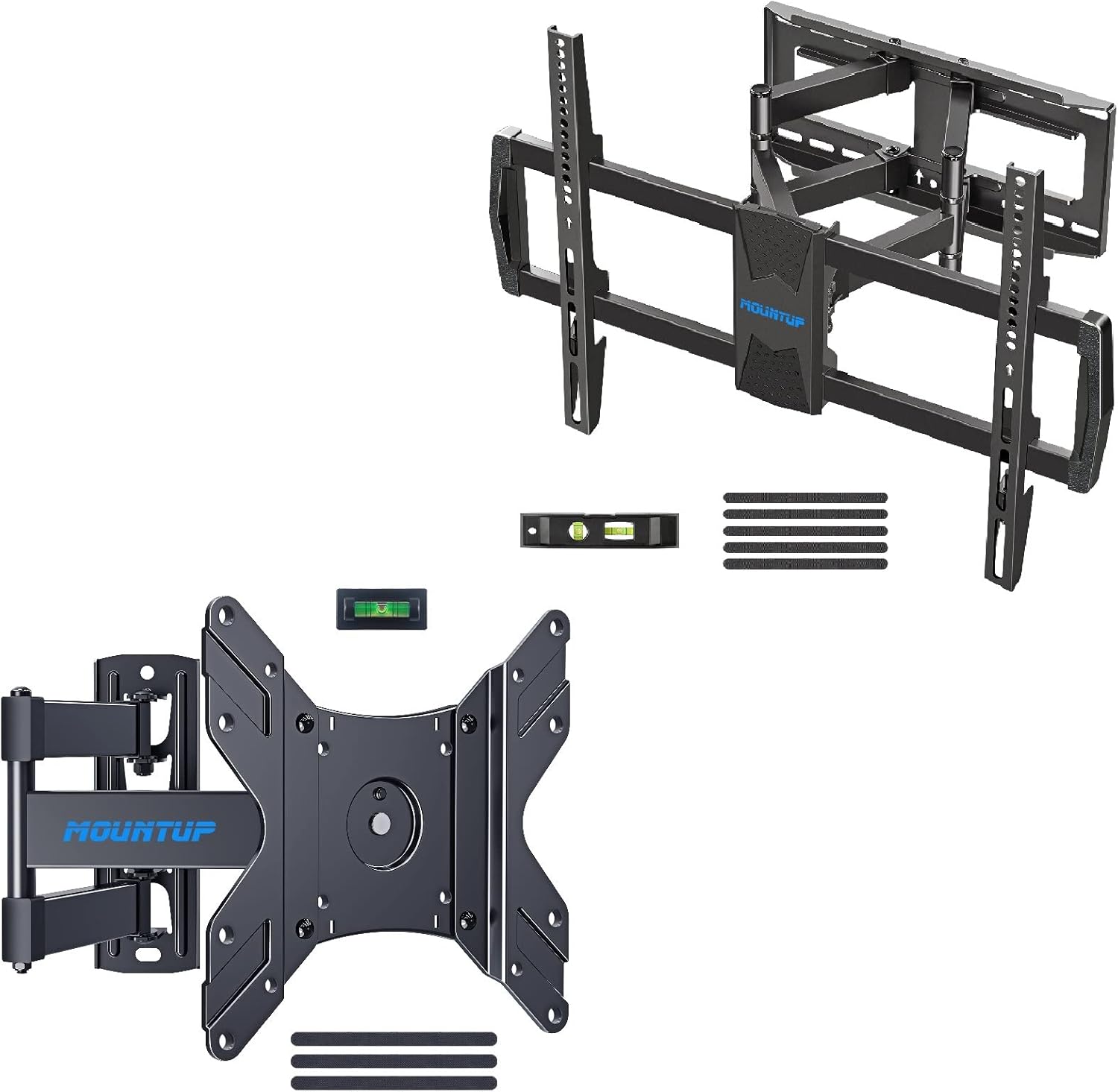 MOUNTUP Single Stud TV Wall Mount and Full Motion tv Wall