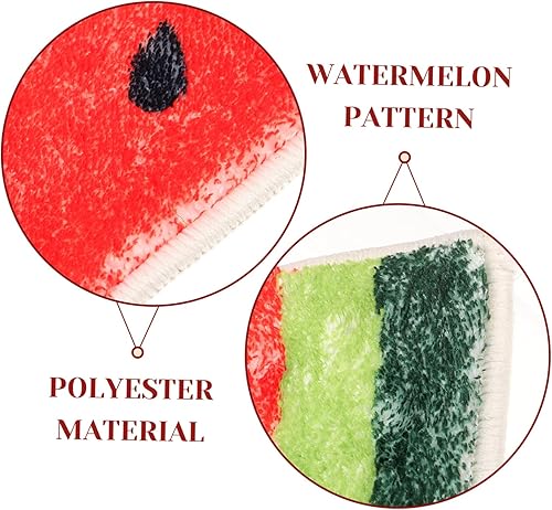 Miniatura 7 de Tapete de suelo de sandía, tapete personalizado para puerta al aire libre, tapete de baño, alfombra de frutas