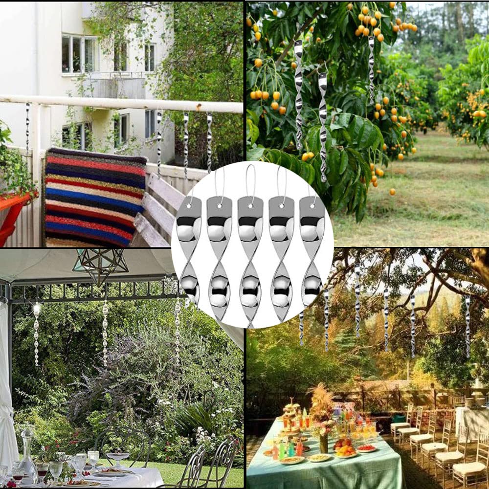 Effaroucheur Oiseaux Repulsif Pigeon Forme D' Hibou Réfléchissant Lumineux, Lot De 4 Anti Pigeon Avec Clochette Anti Oiseau | Leroy Merlin