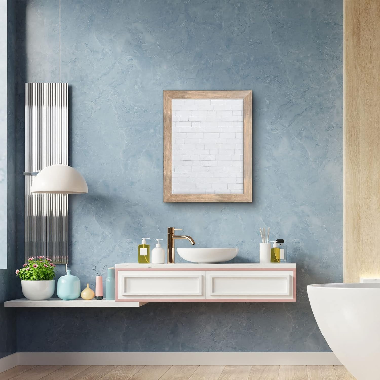 BrandtWorks Farmhouse Medicine with Mirror, Large