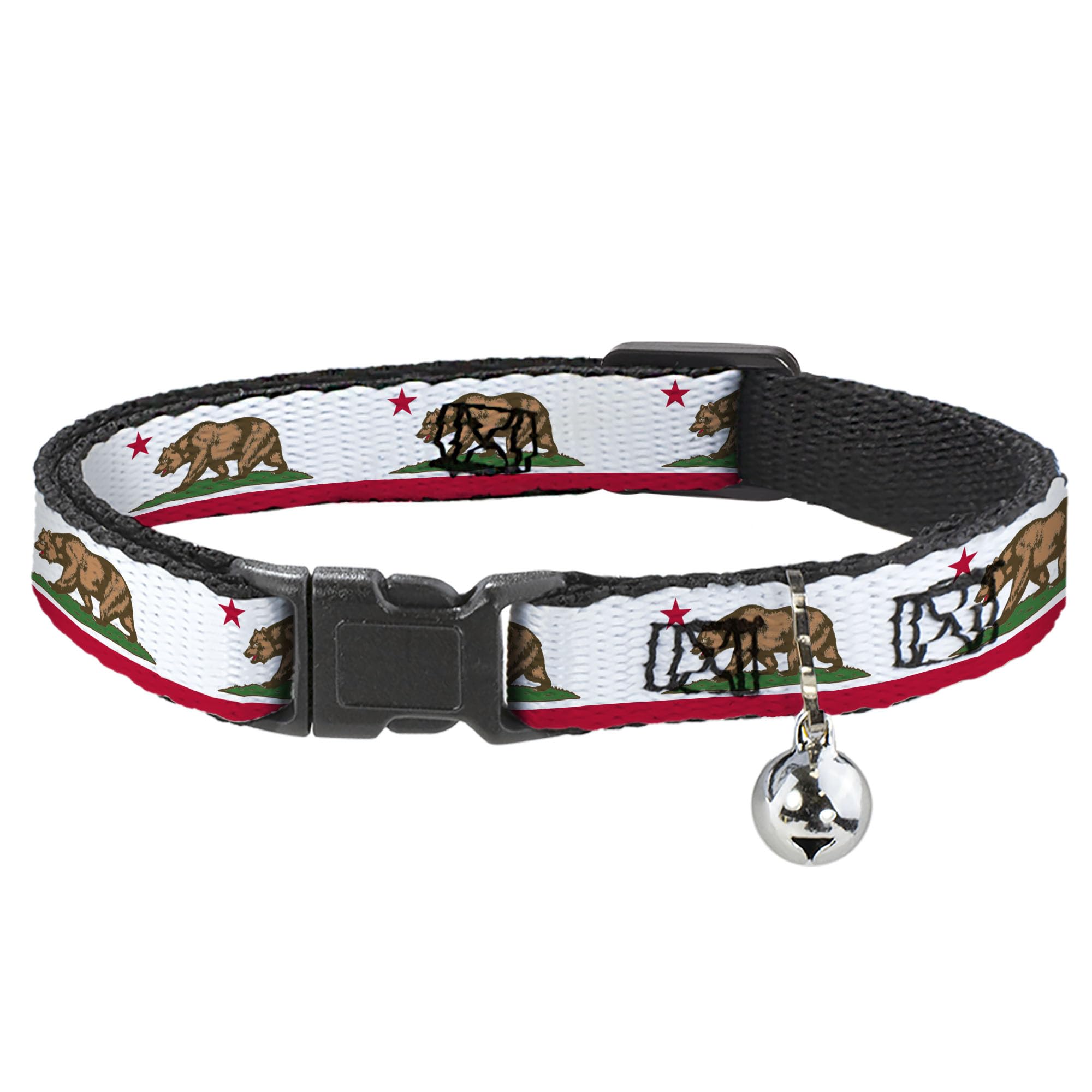 Collar para gato de 22 cm ajustable Buckle-Down BAC-W35537-NM mediano