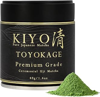 Kiyo Matcha Premium Grade Toyokage Ceremonial Uji Matcha - Pure Japanese Firs...