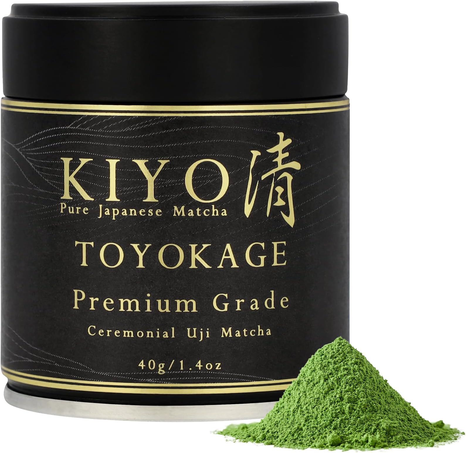 Premium Grade Ceremonial Uji Matcha - Pure Japanese First Harvest Ceremonial Grade Matcha Green Tea Powder from Uji, Japan (40g/1.4oz)