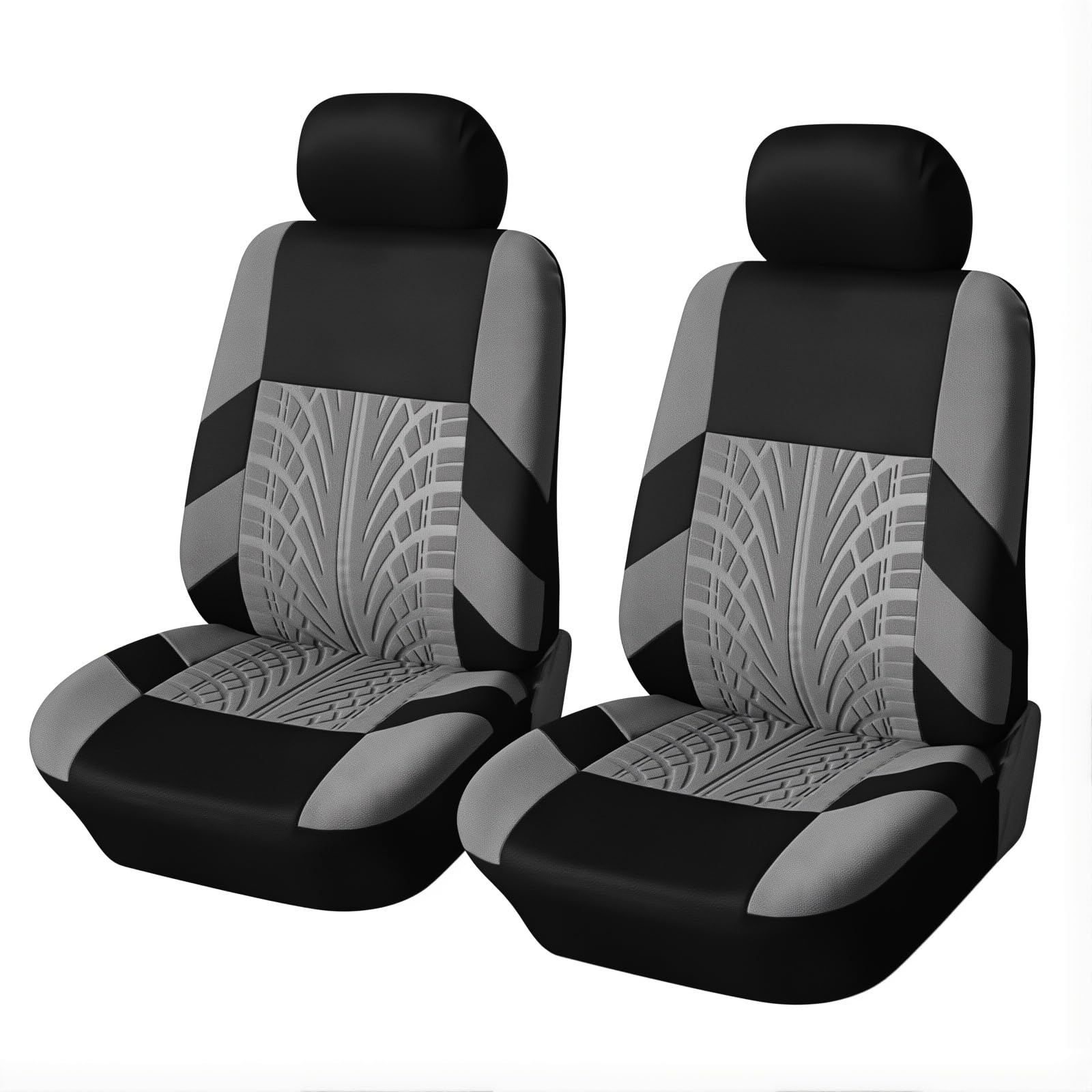 MEUZBFAQL 2PCS Car Seat Covers for Citroen C2 C3 C4 C5 C6 C3-XR C4X C5X C5 Cars Front Seat Covers Comfortable and Breathable Nonslip Interior Waterproof Accessories,B